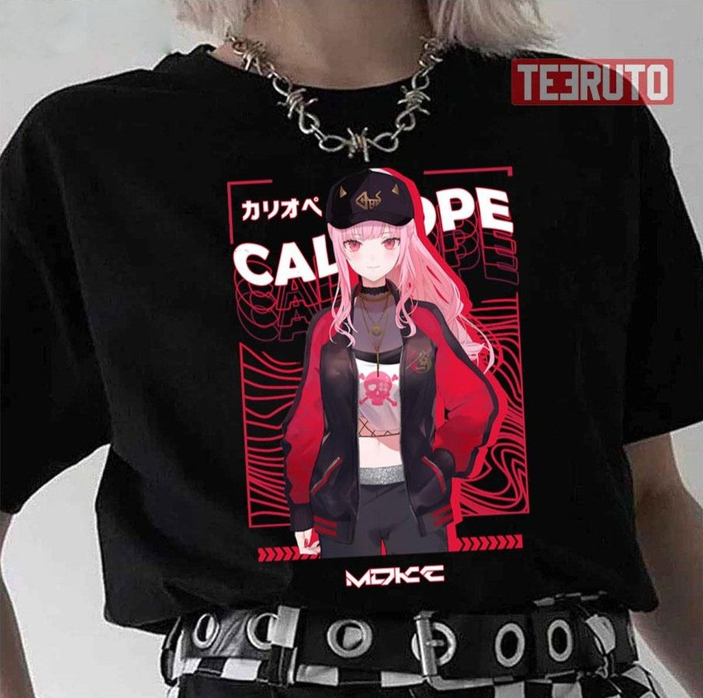 Mori Calliope Holomyth Hololive Red Unisex T-Shirt
