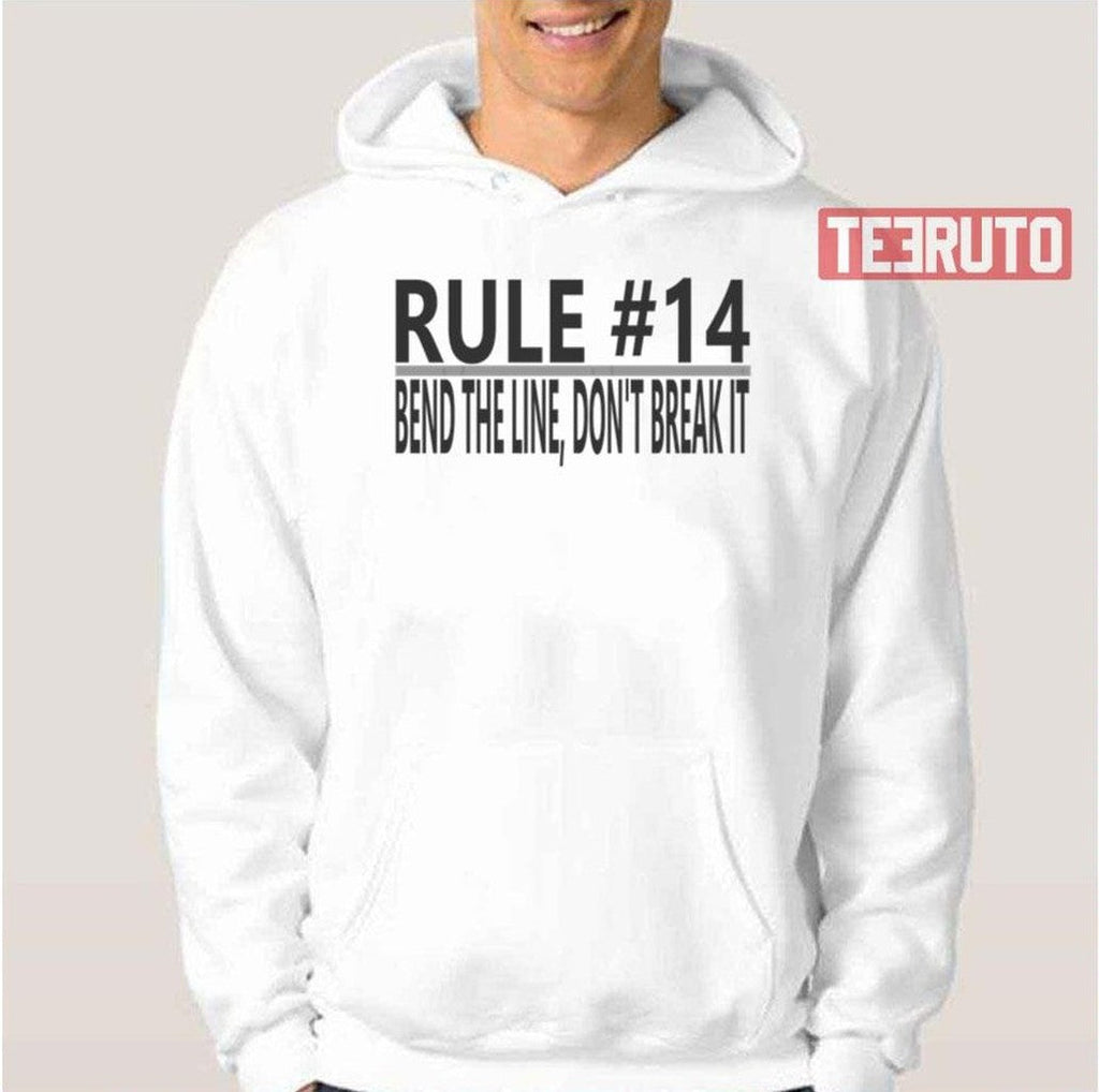 Rule 14 Grey Dont't Braek The Line Ncis Tv Show Unisex T-Shirt