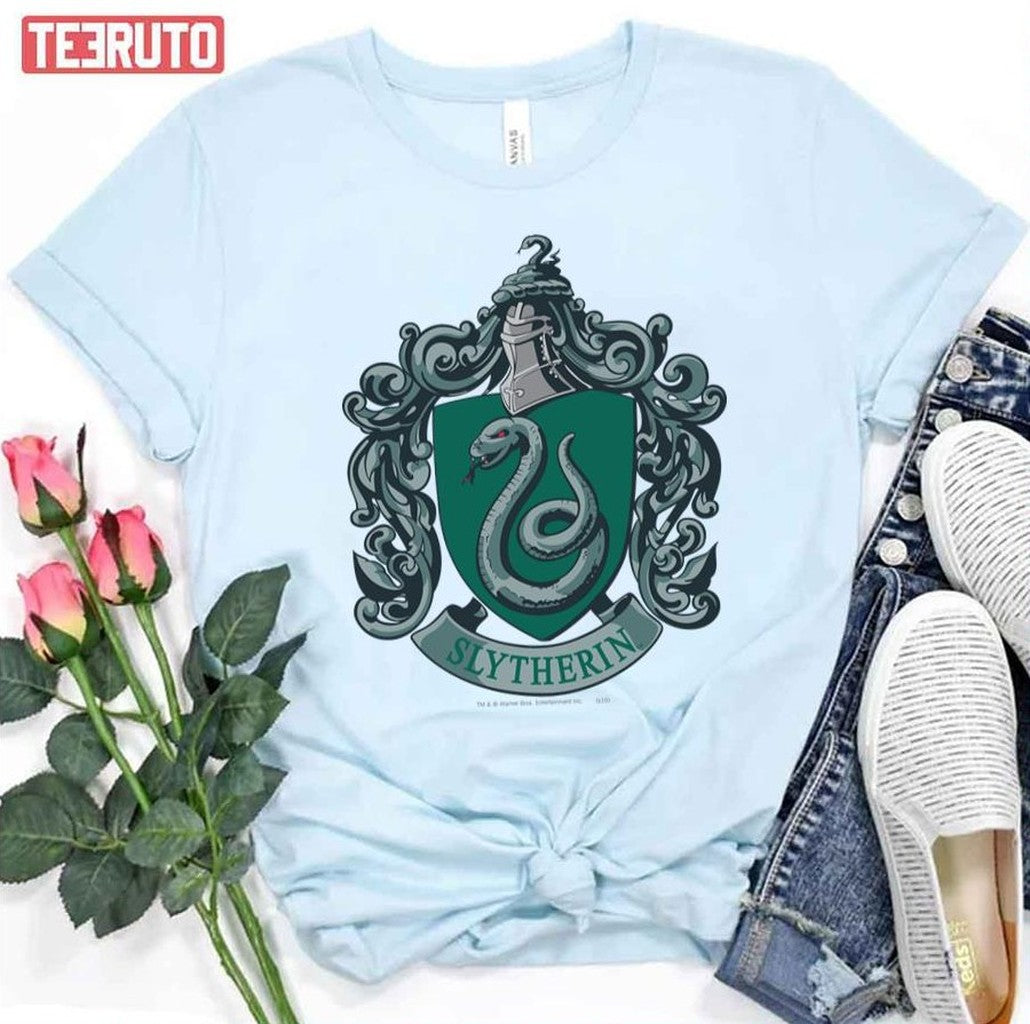 Slytherin Crest Green Hp Potter Unisex T-Shirt