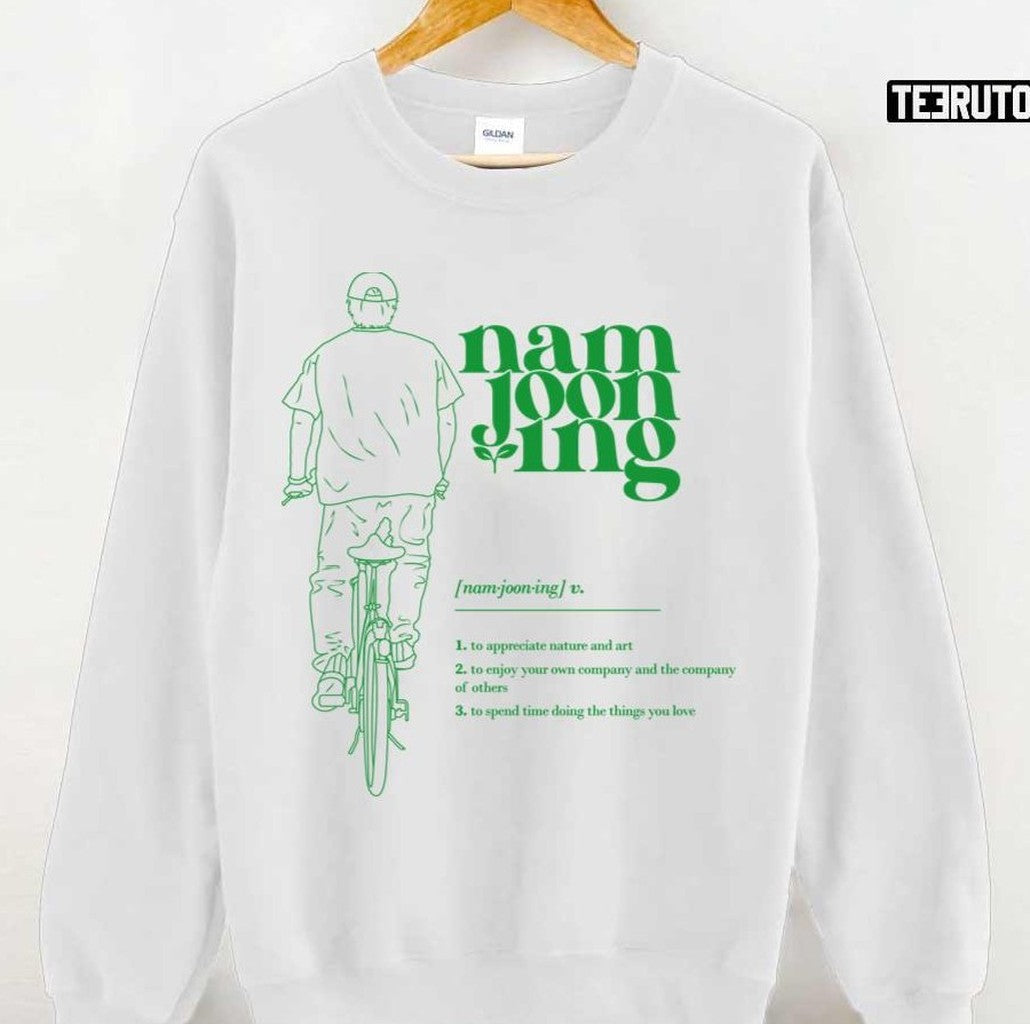 Namjooning Is A Verb Bias RM Namjoon BTS ARMY Unisex T-shirt