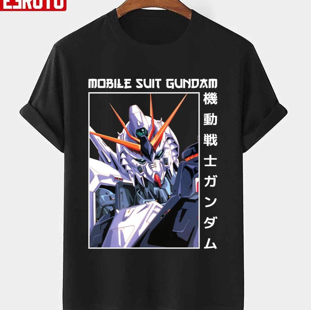 Rx 93 Gundam Mobile Suit Gundam Anime Fanart Unisex T-Shirt