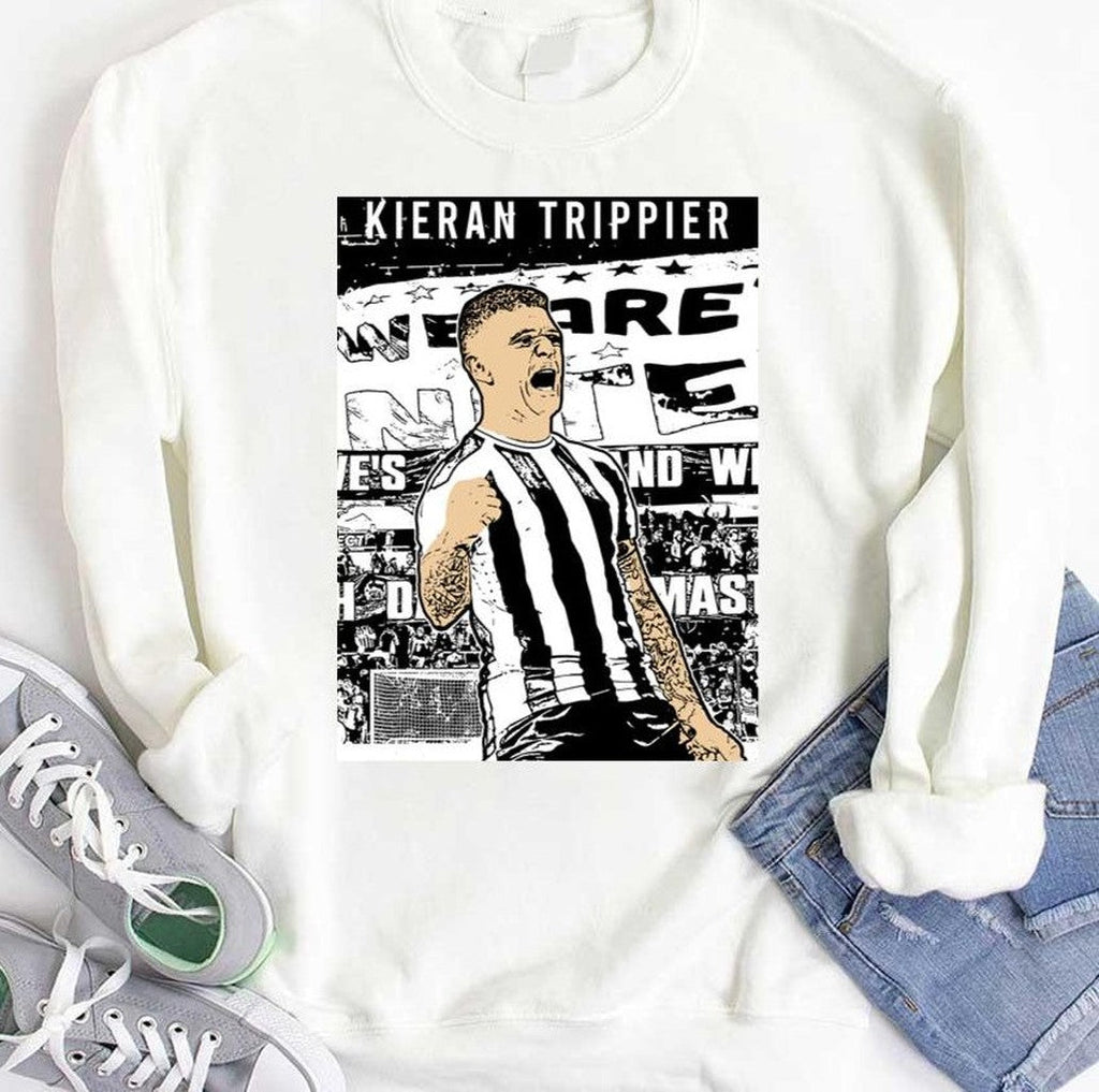 Black And White Design Kieran Trippier Unisex Hoodie