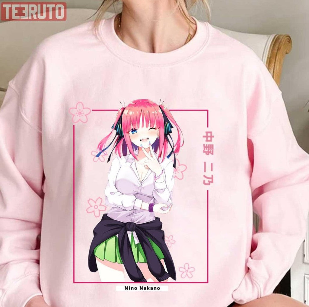 Pink Hair Nino Nakano The Quintessential Quintuplets Unisex Sweatshirt