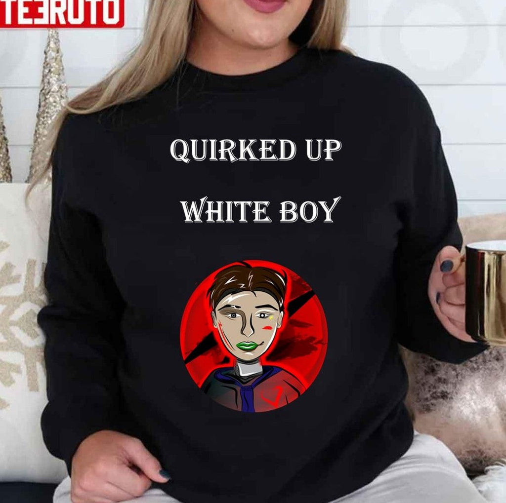 Quirked Up White Boy Unisex T-Shirt