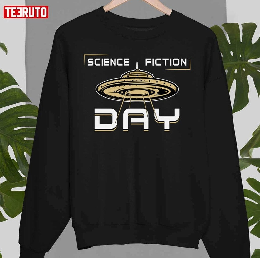 Science Fiction Day Stars Space Science Alien T-Shirt
