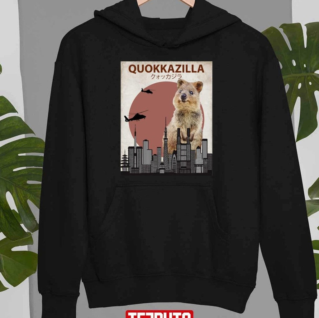 Quokkazilla Quokka Giant Monster Parody T-Shirt