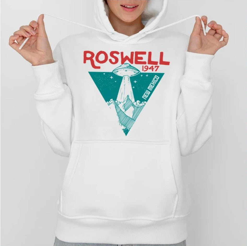 Roswell New Mexico 1947 Ufo Beam Flying Saucer Abduction Unisex T-Shirt