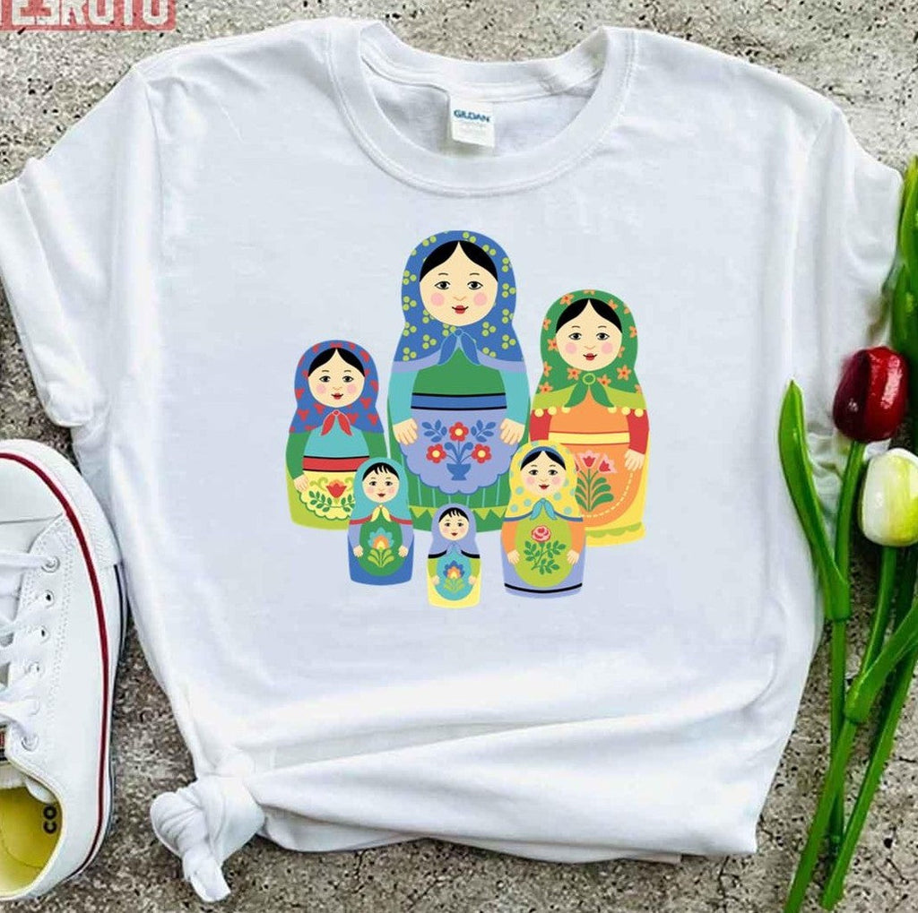 Russian Nesting Dolls Unisex T-Shirt