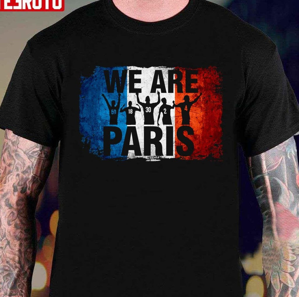 Paris Flag Psg We Are Paris Unisex T-shirt