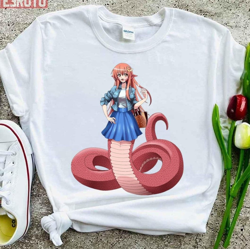 Pink Snake Monster Musume Unisex T-Shirt