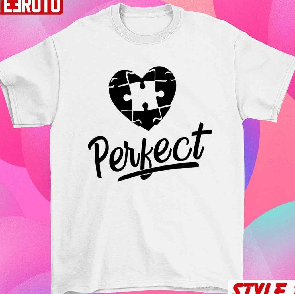 Perfect Heart Match Puzzle Couple Matching Valentine Sweatshirt