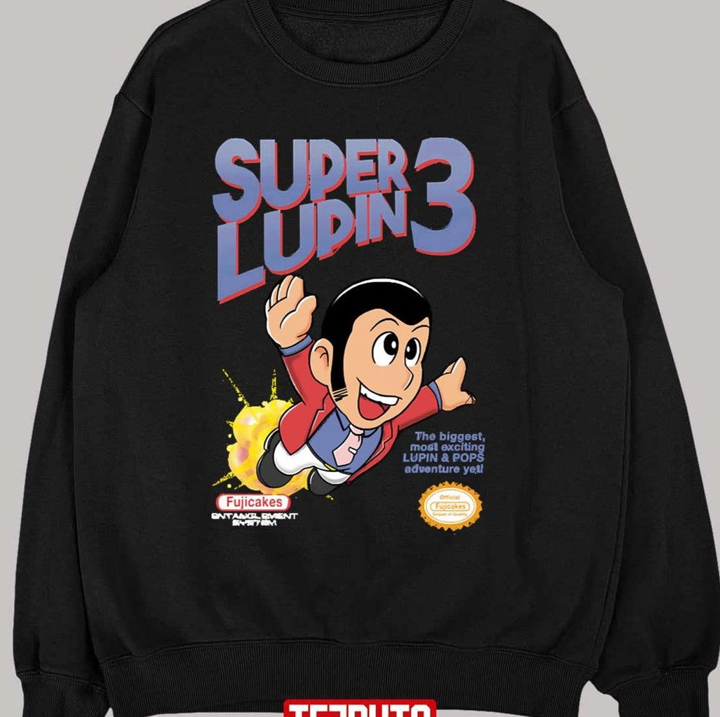 Super Lupin 3 The Biggest Most Exciting Lupin &amp; Pops Adventure Yet Unisex T-shirt