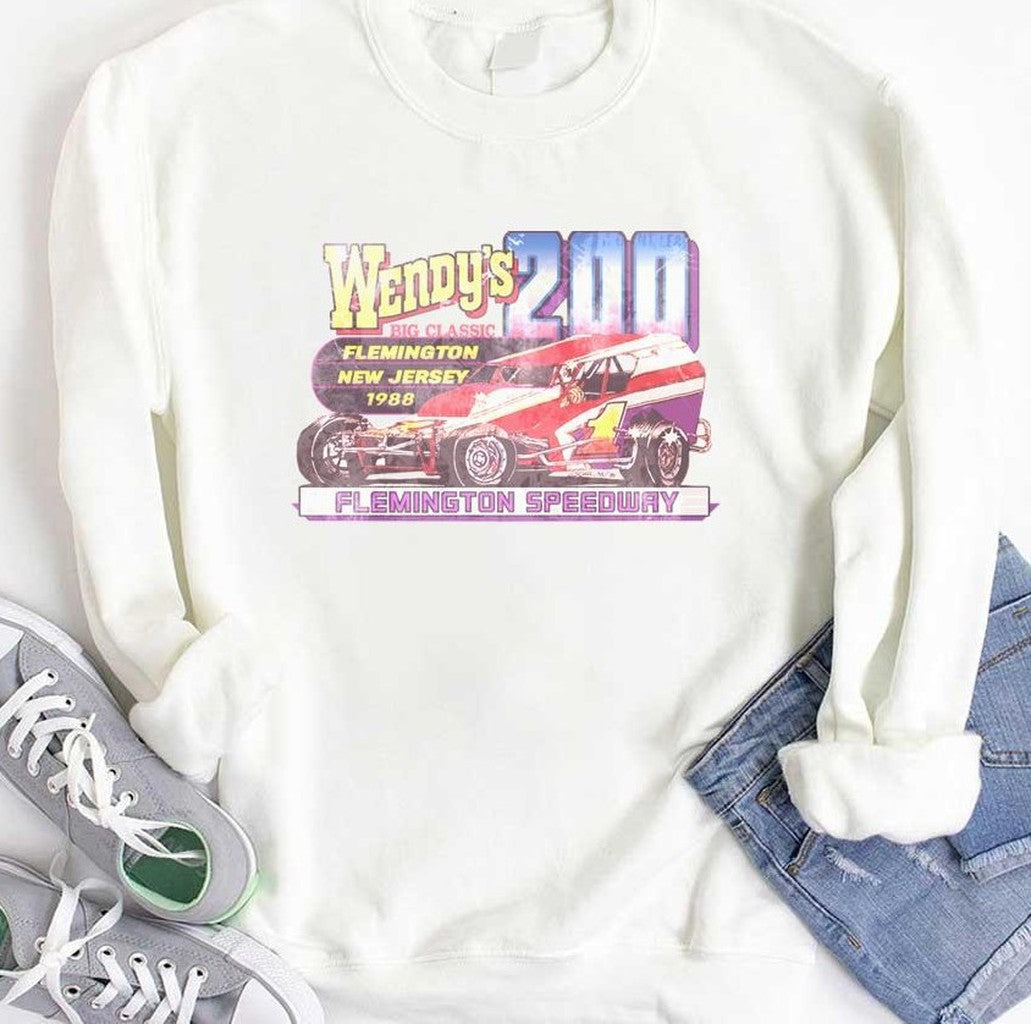 Retro Flemington Speedway 1988 Wendy's 200 Unisex Hoodie