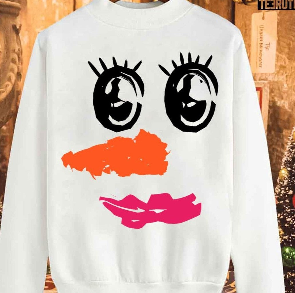 Snowman Face Matching Family Unisex Sweatshirt