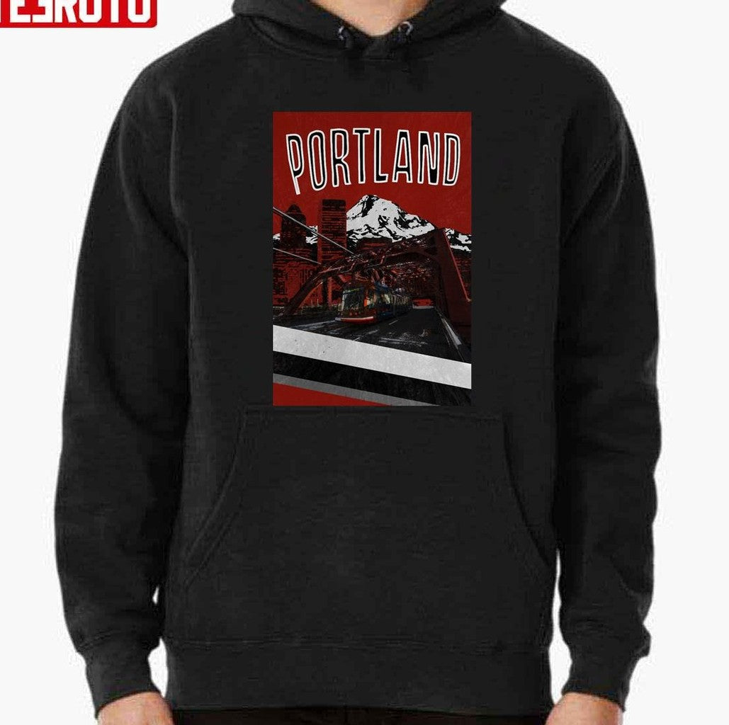 Portland Poster Unisex Sweatshirt