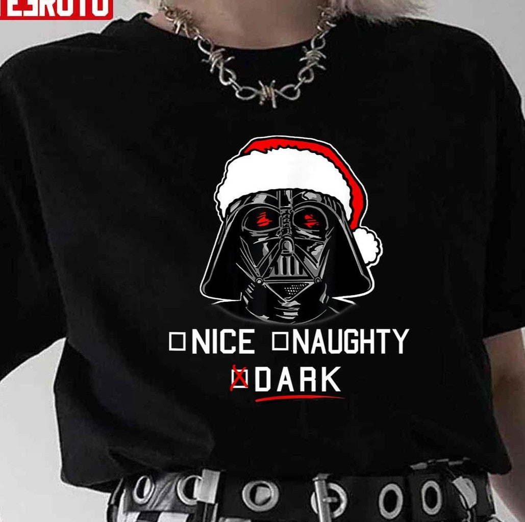Nice Naughty Darth Vader Santa Christmas Unisex Sweatshirt