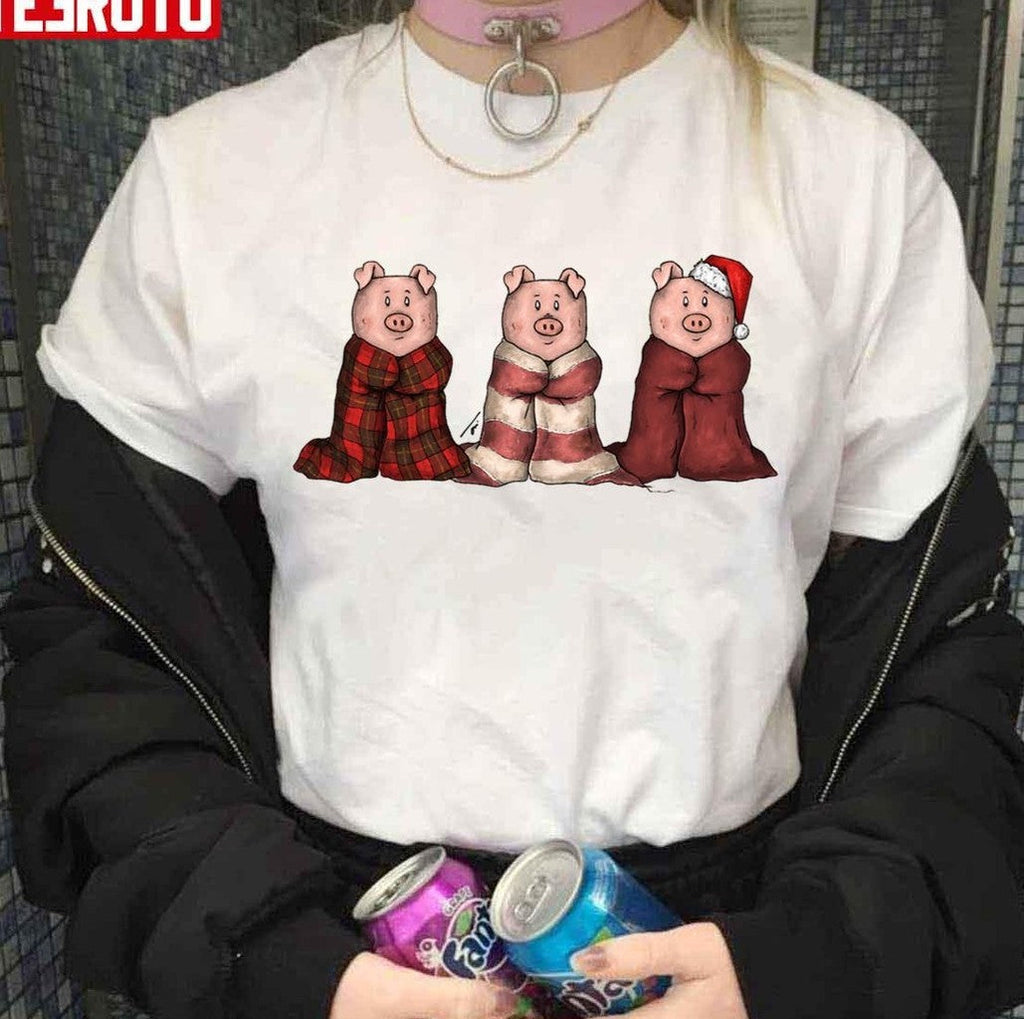 Pigs In Blankets Christmas Design Unisex Sweatshirt