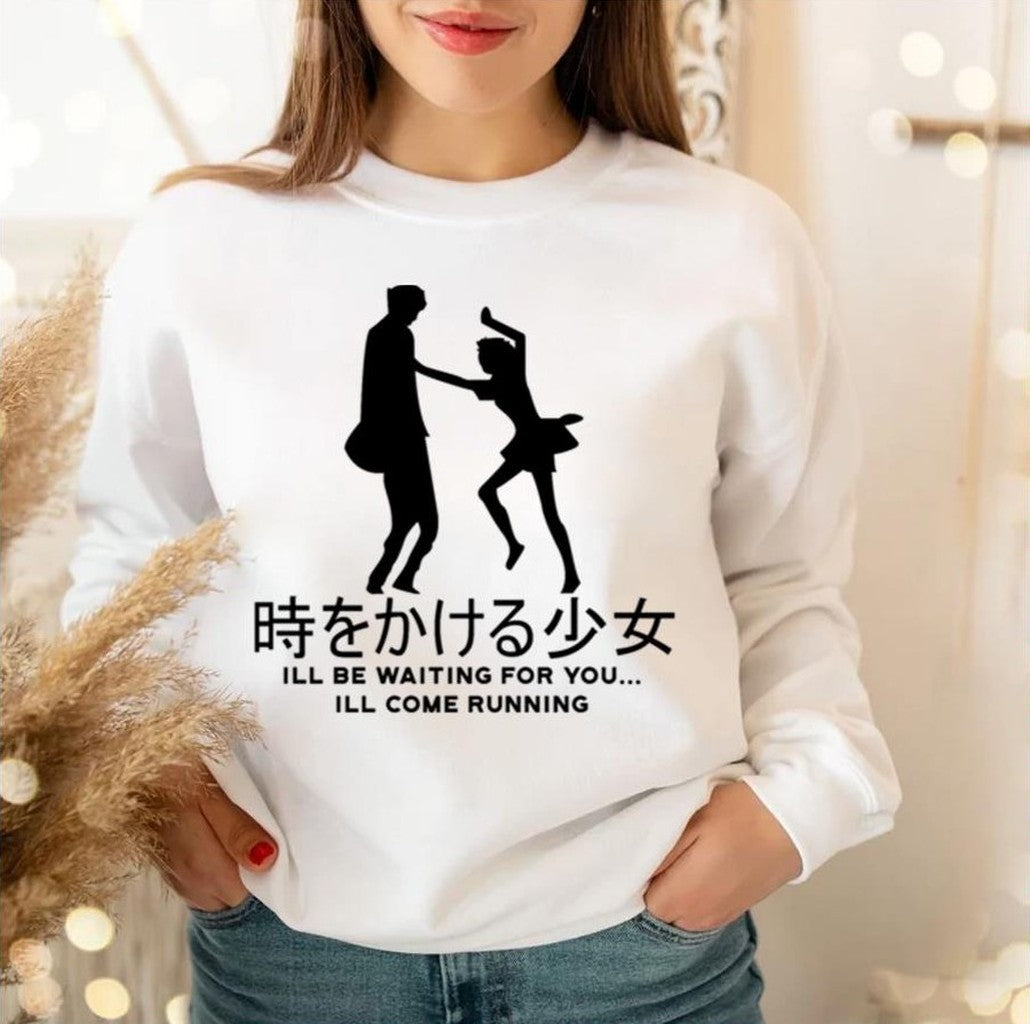 The Girl Who Leapt Through Time Chiaki And Makoto Unisex Sweatshirt