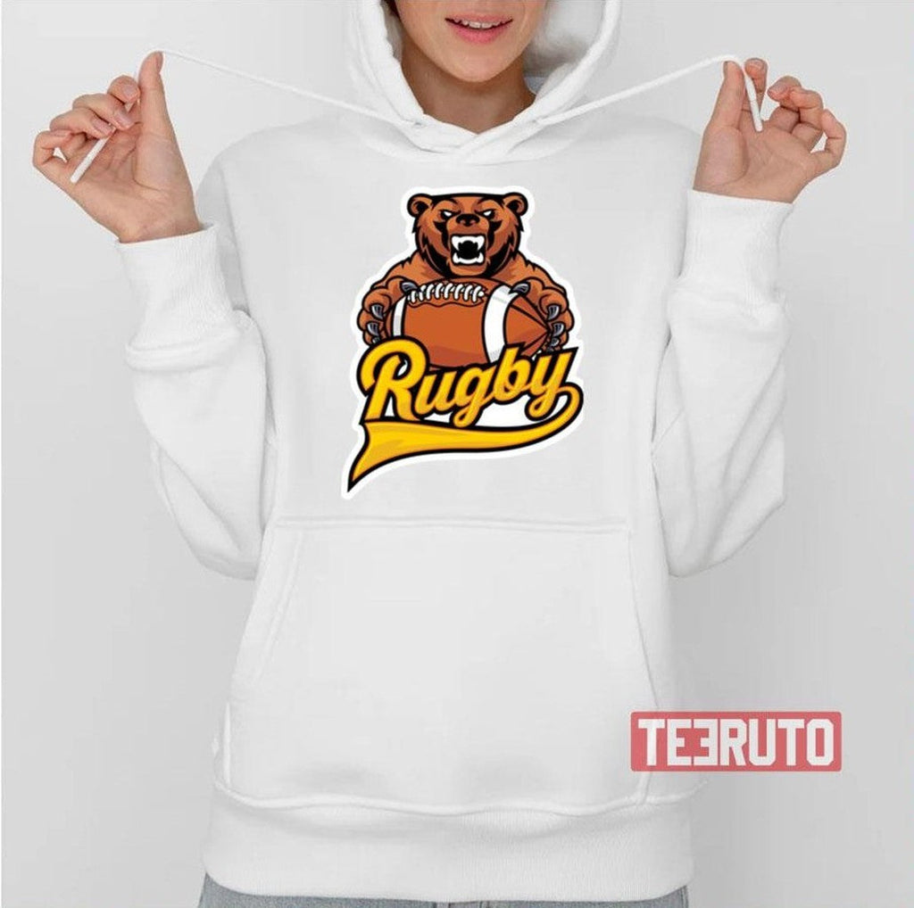 Bear Logo I Love Rugby Unisex T-Shirt