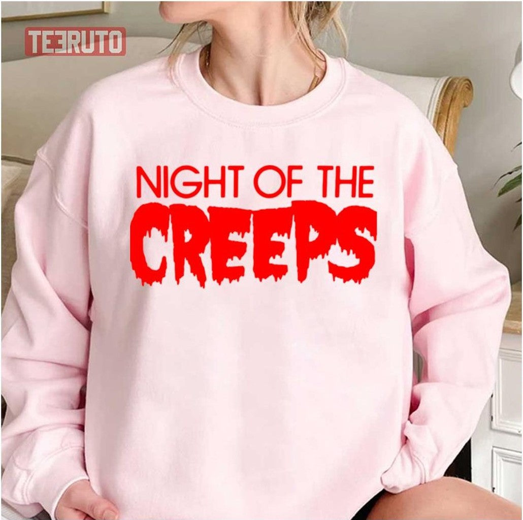 Red Blood Vintage Night Of The Creeps Unisex Sweatshirt