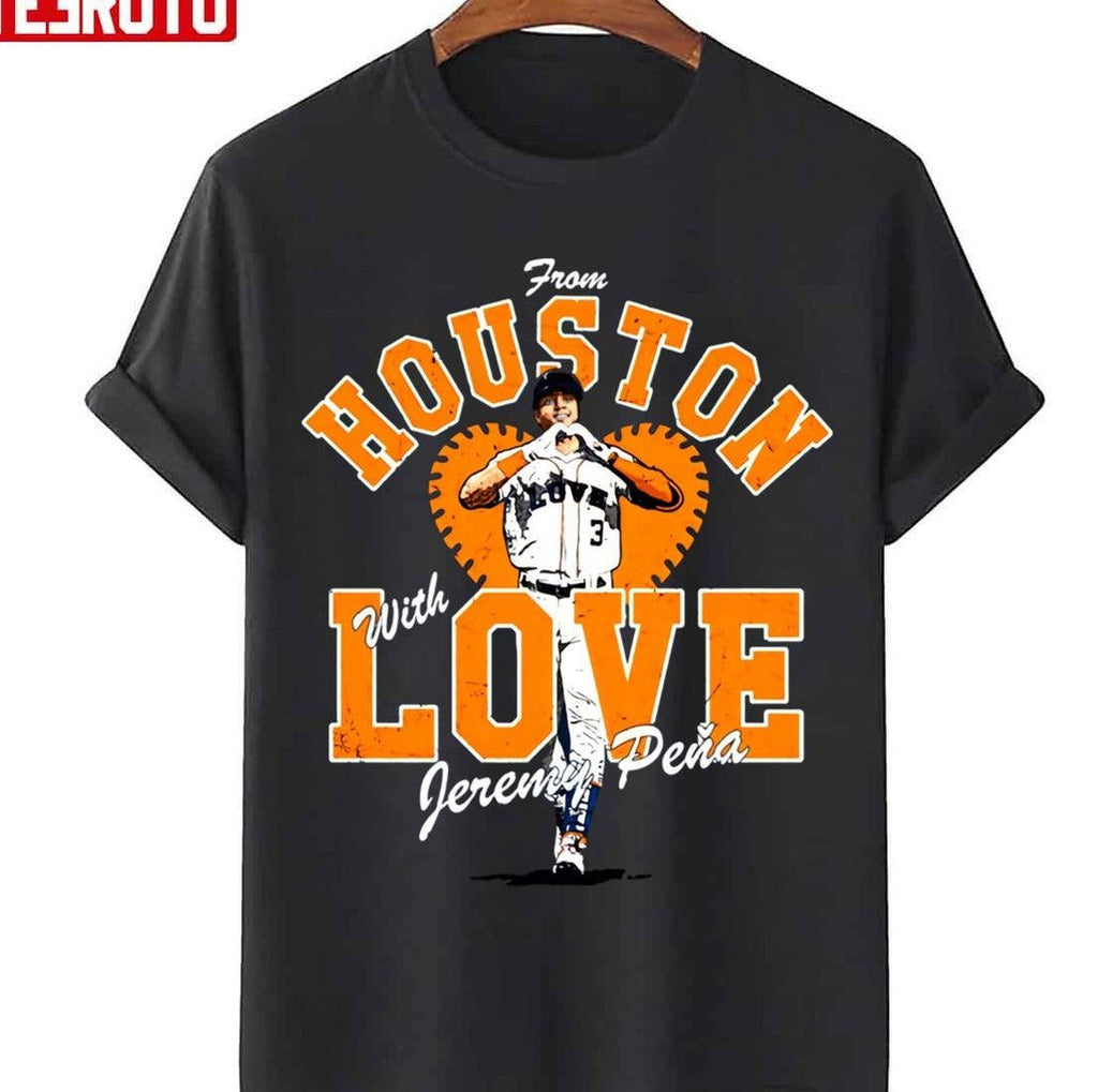 Orange Design Jeremy Pena Houston Astros Love Unisex Sweatshirt