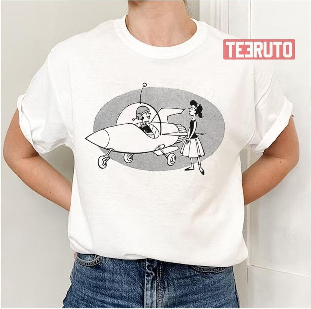 Space Travel For Gals Vintage Ad Unisex T-Shirt
