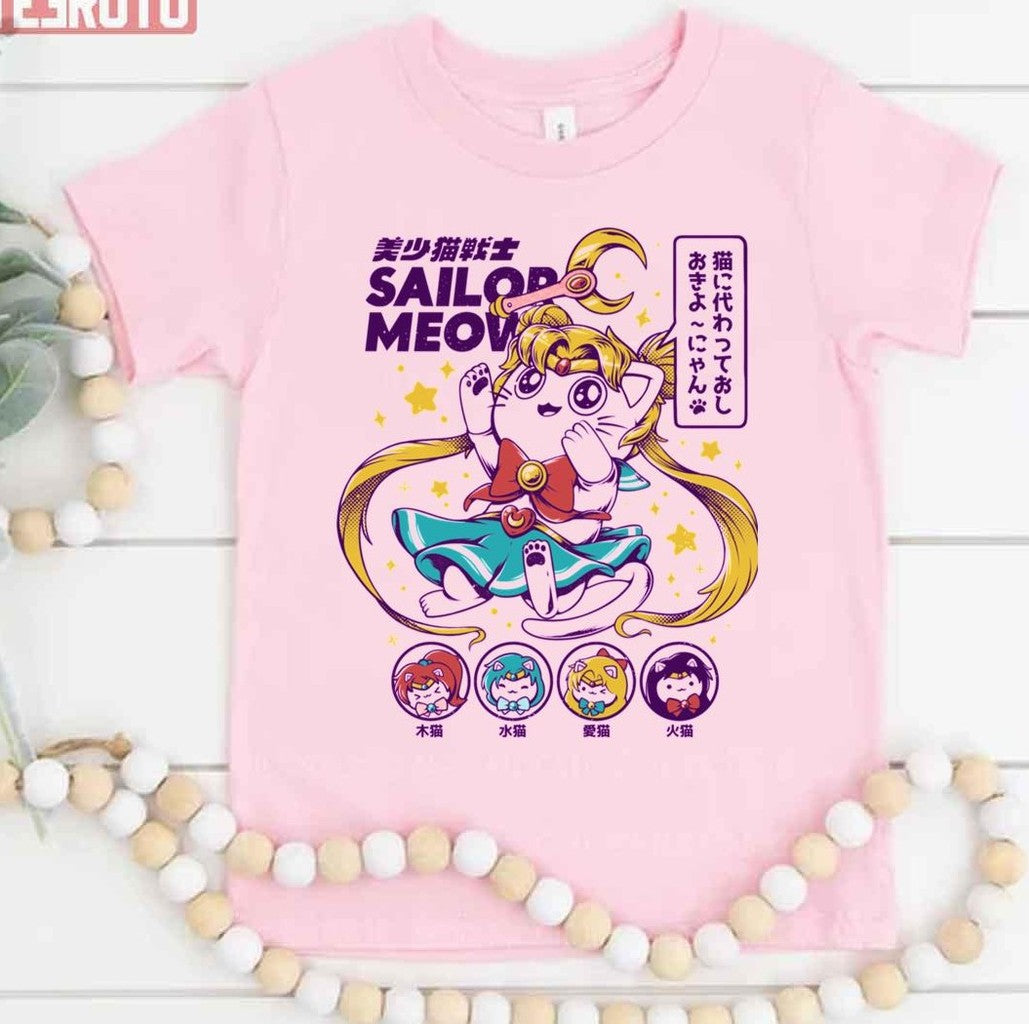 Sailor Meow Kitten Sailor Moon Unisex T-Shirt