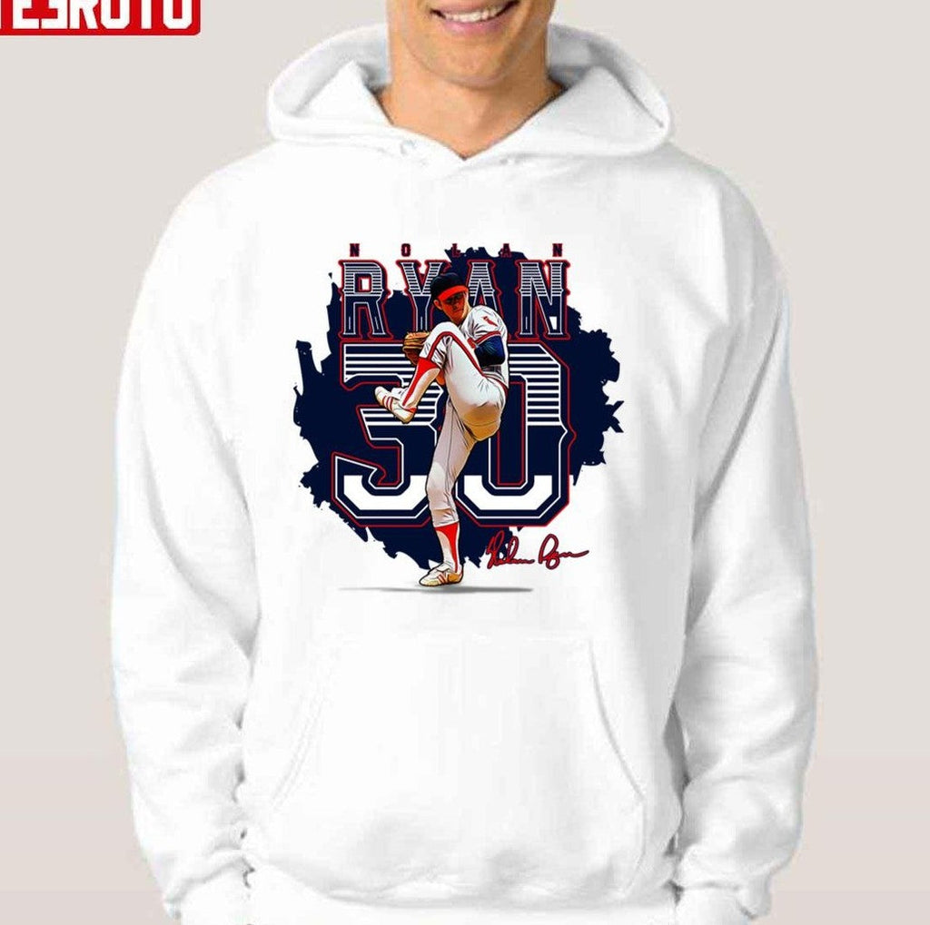 Nolan Ryan Retro Design Signature Baseball Unisex T-Shirt
