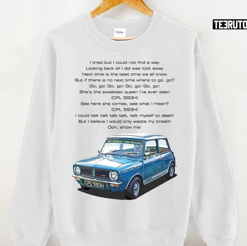 Re-Make Re-Model Lyrics Roxy Music Unisex Sweatshirt