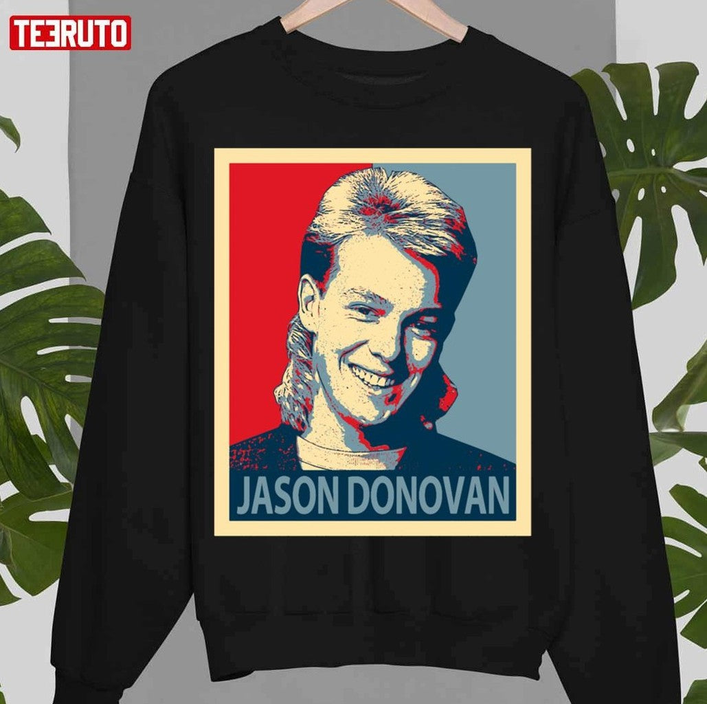 Smilling Graphic Jason Donovan Unisex T-Shirt