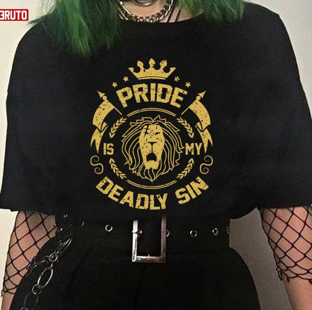 Pride Logo Design Seven Deadly Sins Unisex T-Shirt