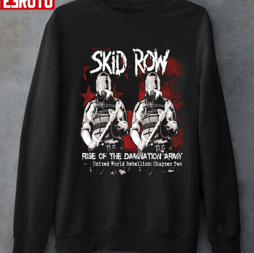 Rise Of The Damnation Army Skid Row Unisex T-Shirt
