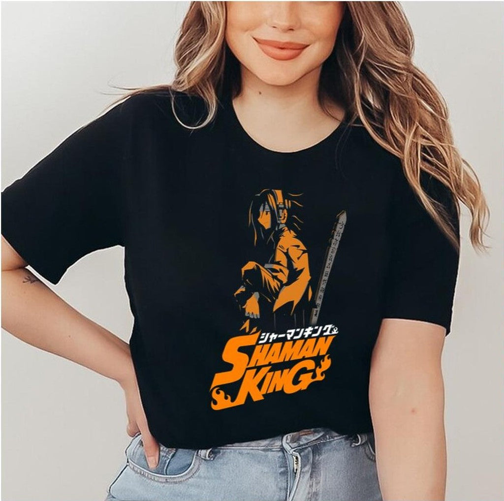 Shaman King Black And Orange Unisex Sweatshirt