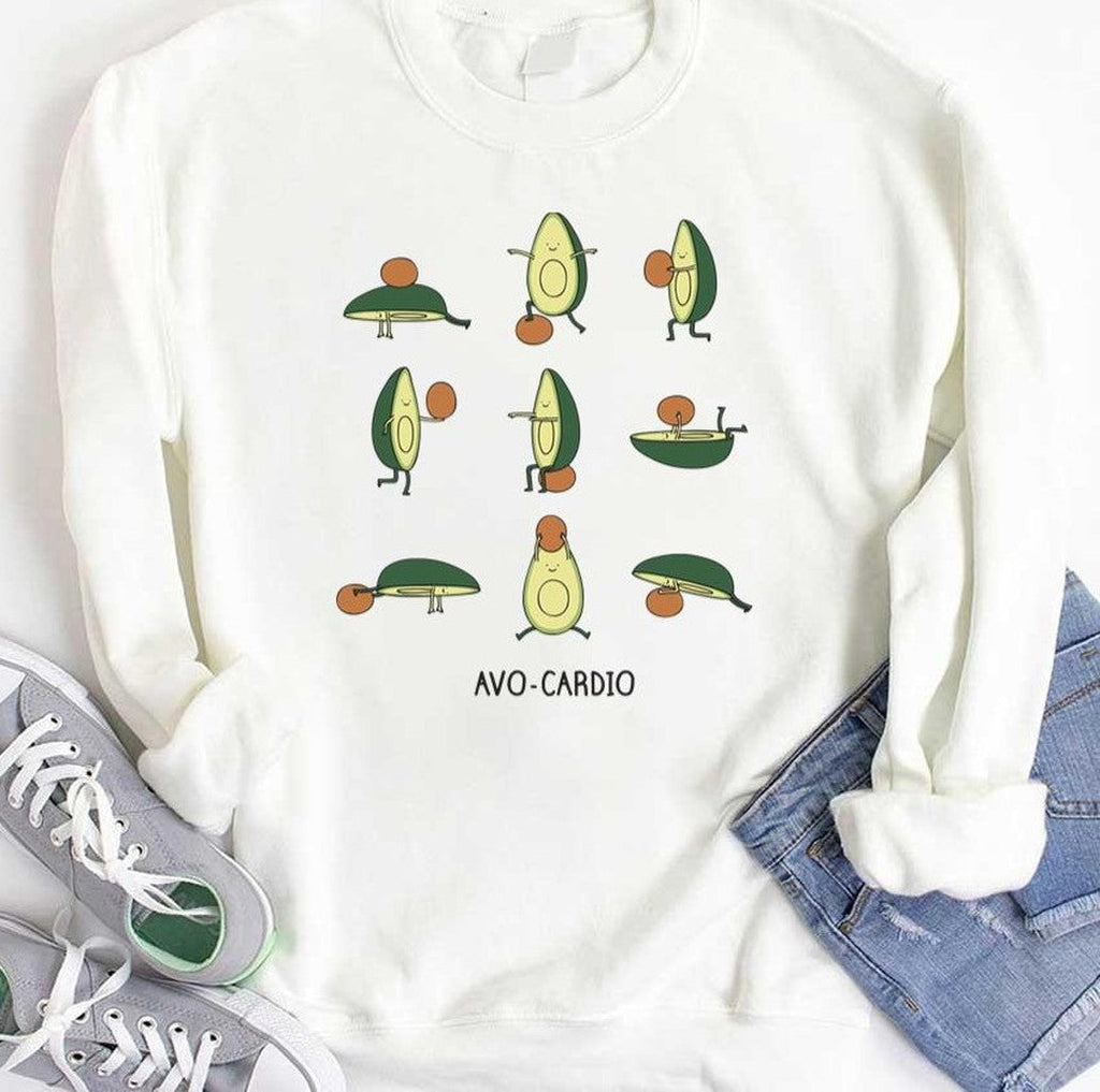 Avocardio Funny Avocado Cardio Unisex T-Shirt