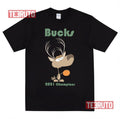 2021 Champs Milwaukee Bucks Cute Design Unisex T-Shirt