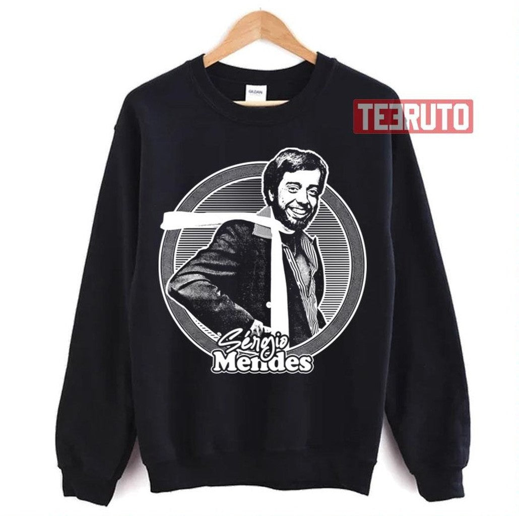 Sérgio Mendes Retro Style Fan Design Unisex T-Shirt