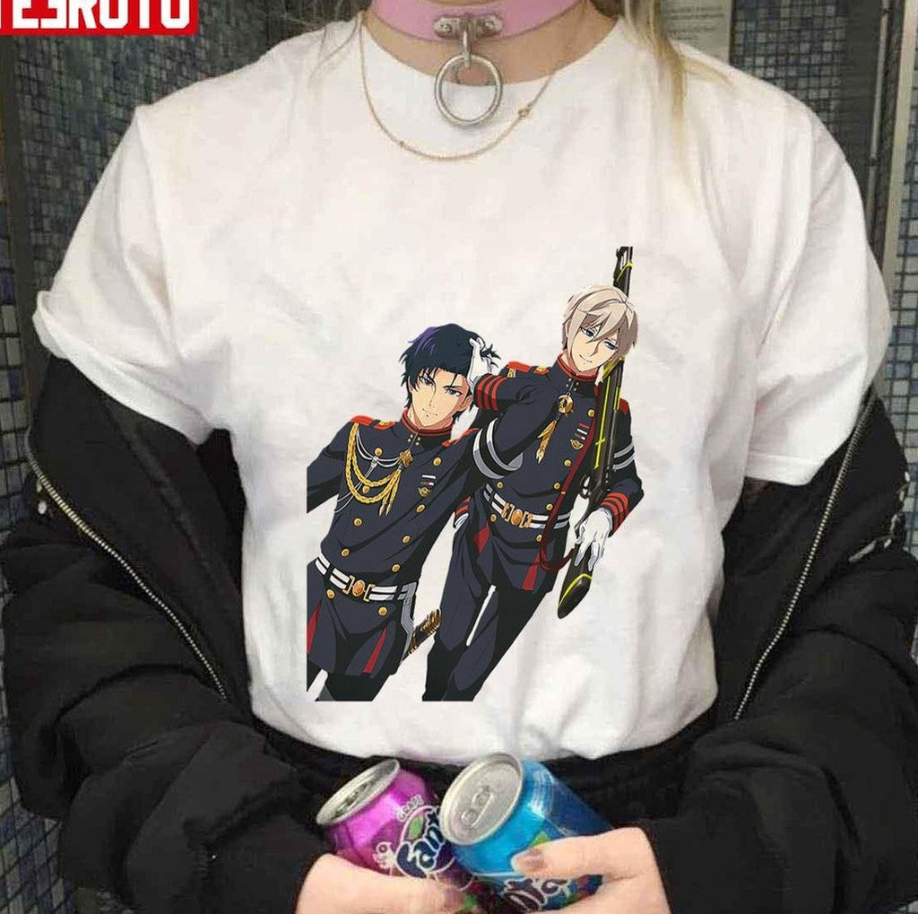 Seraph of the End Yuichiro Mikaela Vampire Guren Ichinose Retro Wave Unisex T-shirt