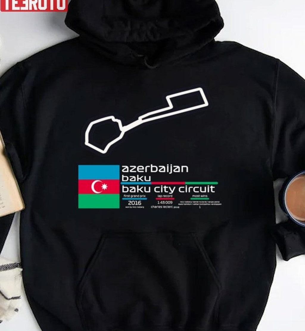 Racing Baku City Circuit F1 Records Unisex T-Shirt
