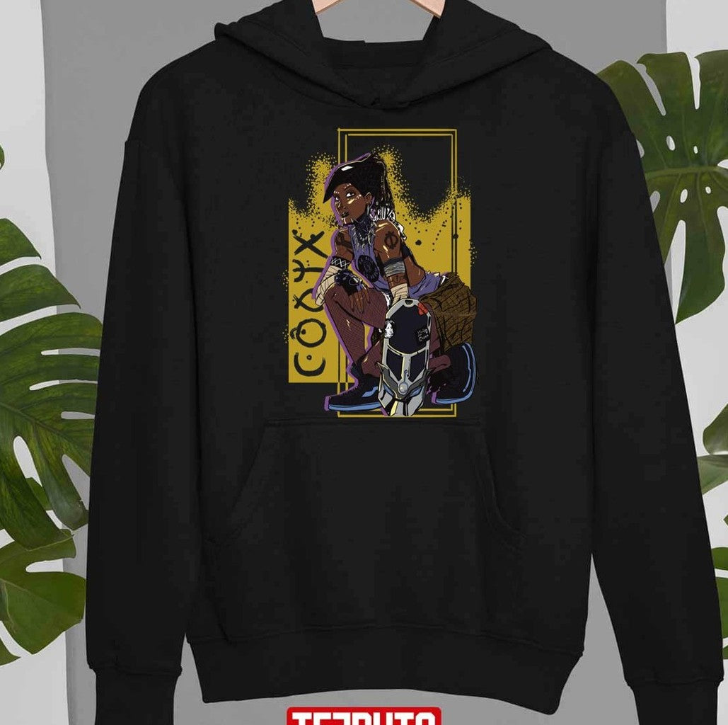 Punk Shuri Cartoon Art Black Panther Unisex Sweatshirt
