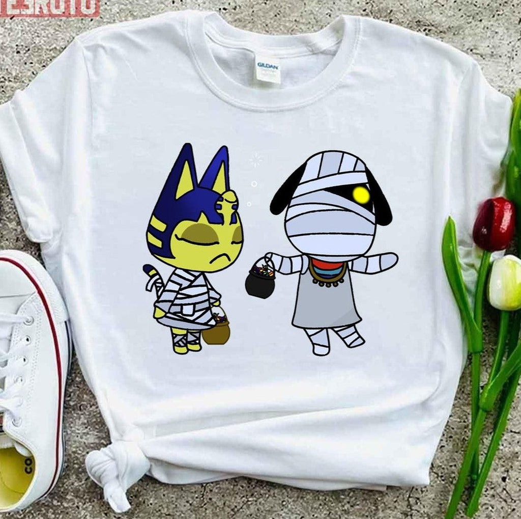 Ankha And Lucky Halloween Animal Crossing Unisex T-shirt