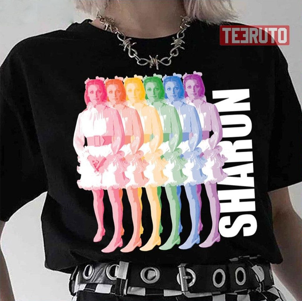 Sharon Tate Baby Doll Repeat Rainbow Unisex T-Shirt