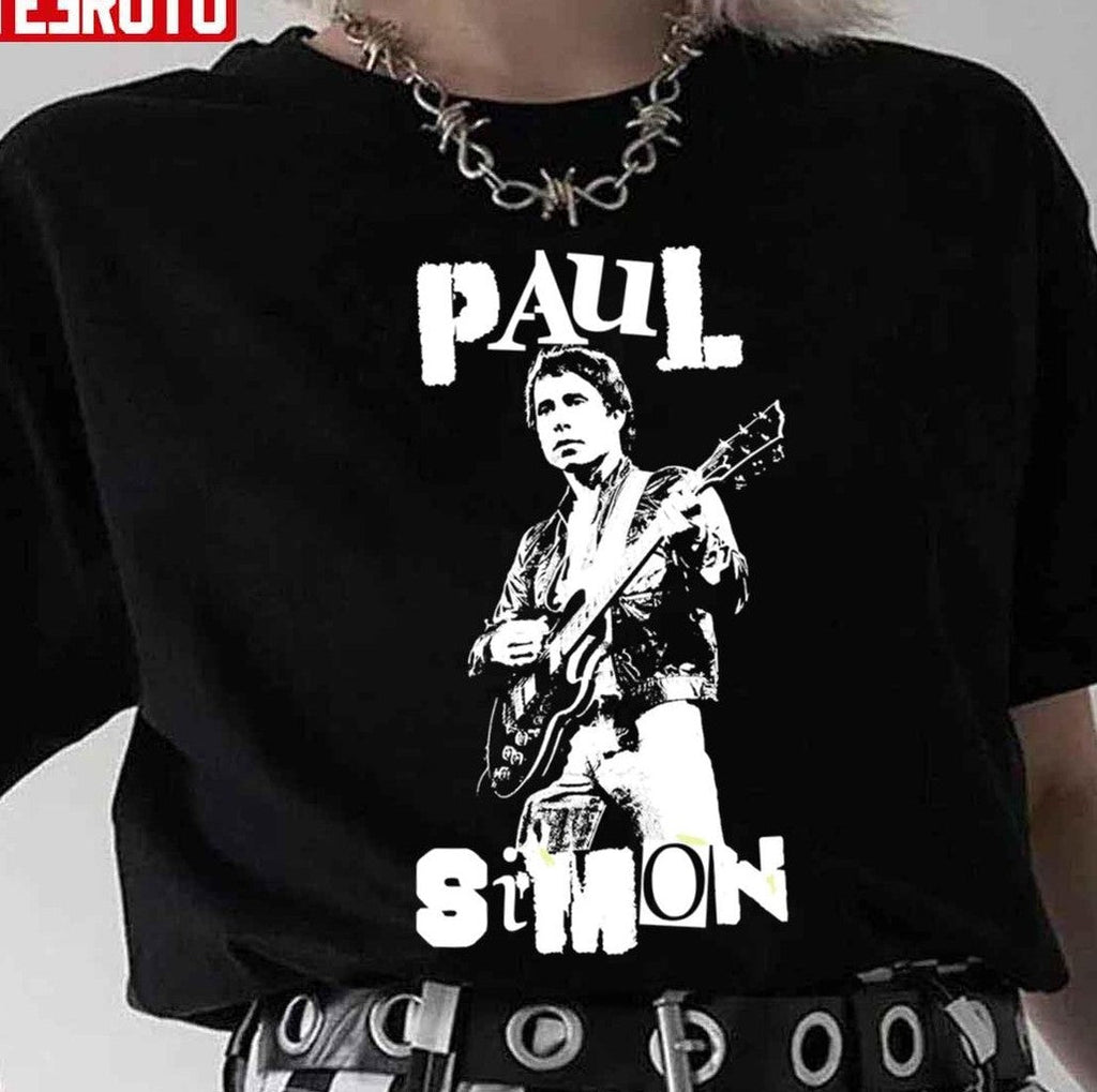 Paul Punk Simon White Stencil Unisex T-Shirt