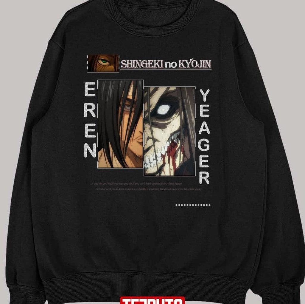 Shingeki No Kyojin Eren Yeager Artwork Unisex T-Shirt