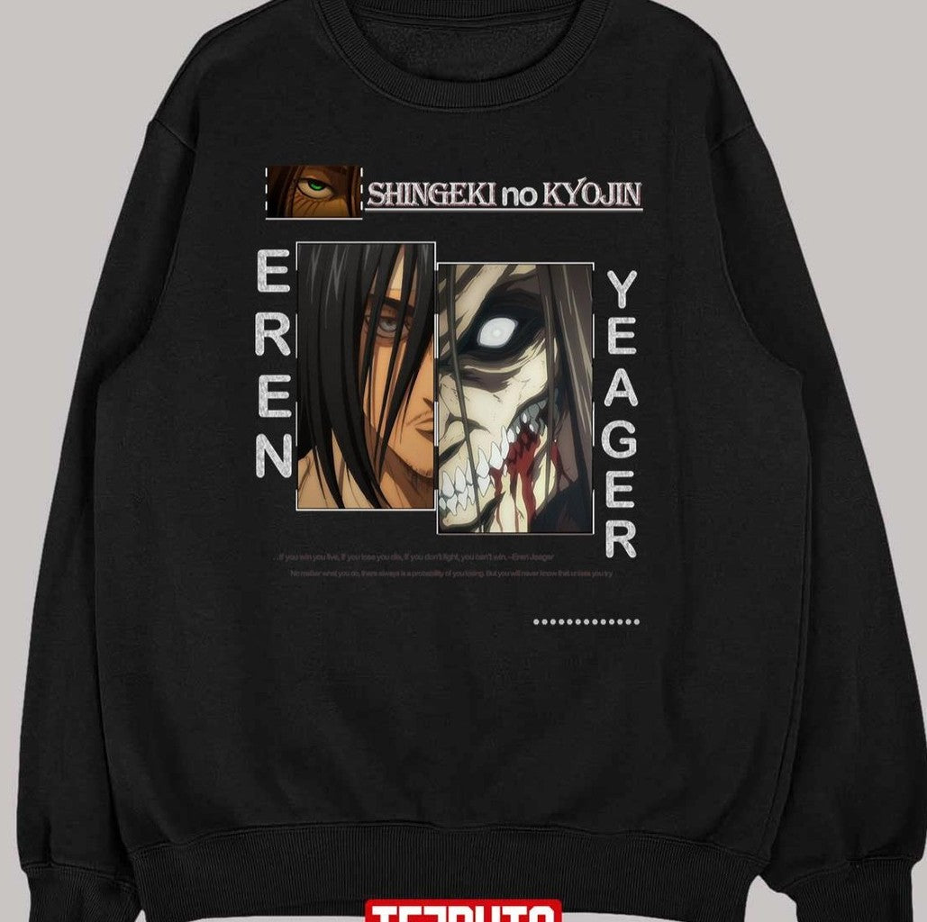 Shingeki No Kyojin Eren Yeager Artwork Unisex T-Shirt