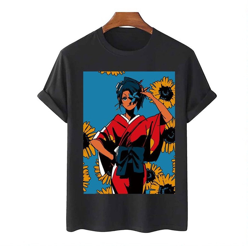 Sunflowers Samurai Champloo Fuu Spread Unisex T-Shirt