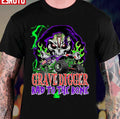 Monster Truck Grave Digger Bad To The Bone Monster Jam Grave Digger Unisex T-Shirt