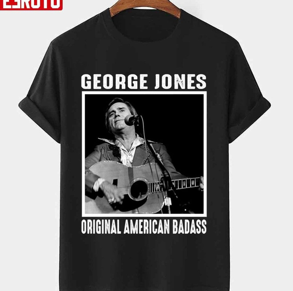 Best George Jones Original American Badass Vintage Retro Design Unisex T-Shirt