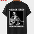 Best George Jones Original American Badass Vintage Retro Design Unisex T-Shirt