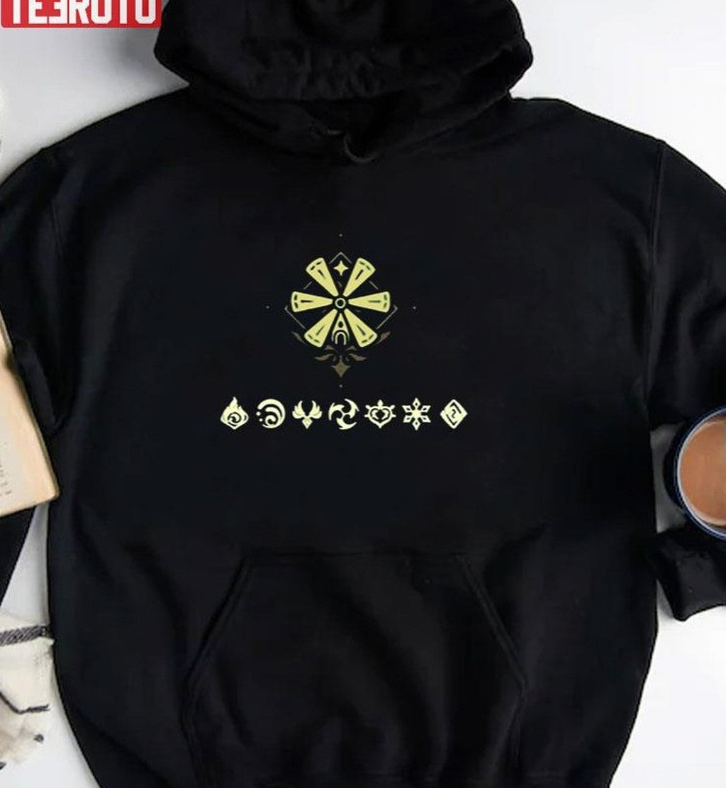 Anime Genshin Impact Logo Unisex Sweatshirt