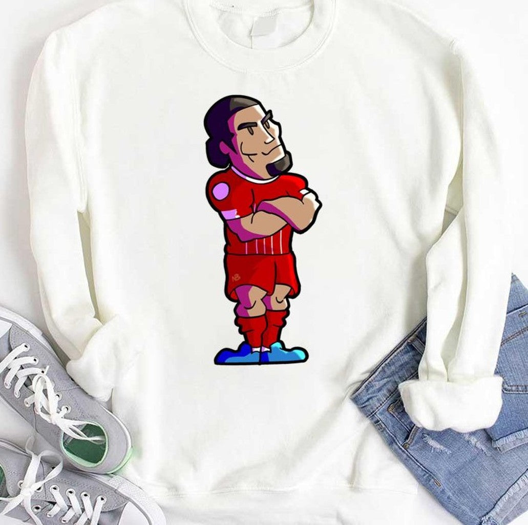 Baby Van Dijk The Football Aesthetic Art Unisex Hoodie